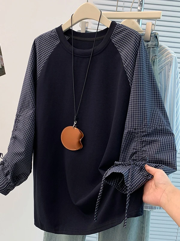 Cseta con Capucha de Talla ande para Mujer, a la Moda, con Parches Antiedad, Cordón Ajustable en el Hombro, Manga Larga,...