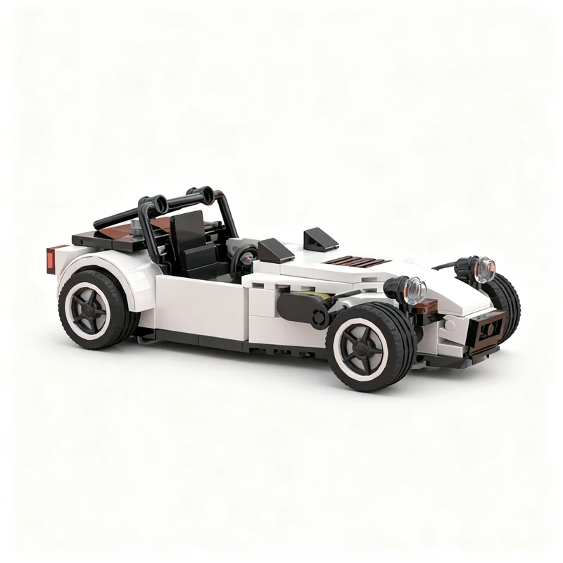 

207PCS MOC City Champions Super Car Caterham Model Technology DIY Creative Assembly Bricks Display Birthday Gift Decor