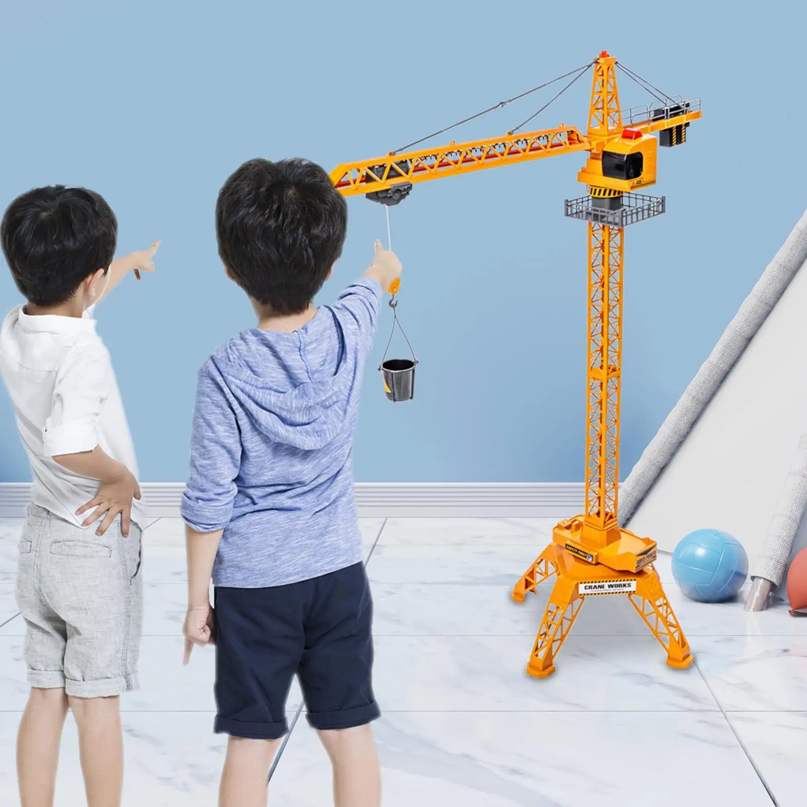 

1:36 Scale RC Crane Vehicle Toy City Engineering Vehicle Toy for Boys Kids