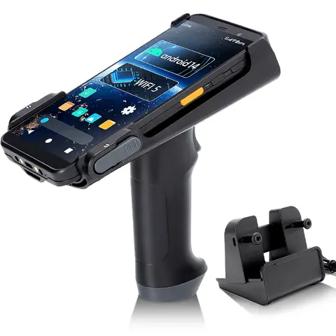 Tc60 6 polegadas pda robusto android terminal inteligente 2d scanner de código de barras com wifi bluetooth alta qualidade móvel industrial rfid