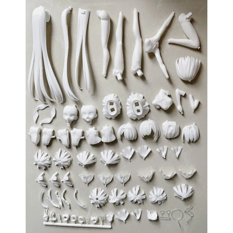 New Anime Blue Archive A.R.O.N.A GK Kawaii Figure Resin DIY Assembly White Model Toys Doll Ornament Gifts