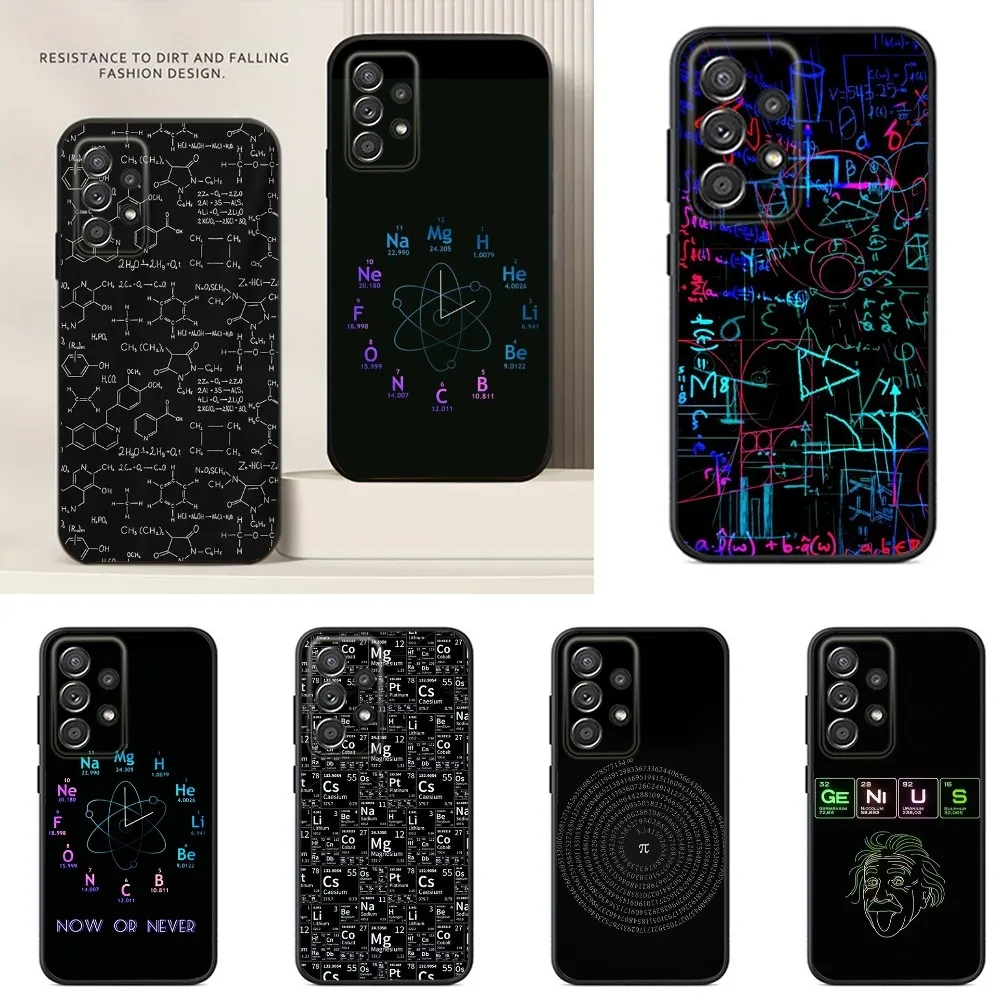 Chemical Elements  Phone Case For Samsung S24,S23,S22,S21,S20,S10,S10E,S9 Ultra Plus FE Note 20 Ultra 10 9 Plus Case