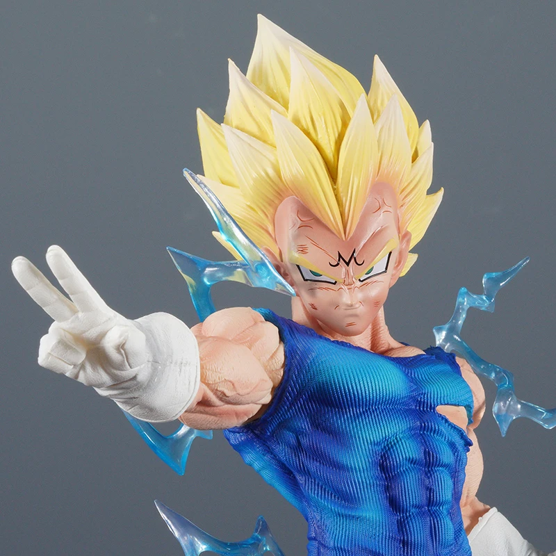 31.5 cm Anime Dragon Ball Actiefiguren Vegeta Goku Demonize Super Saiyan Model Desktop Collectie Speelgoed Gift Ornament Decaration