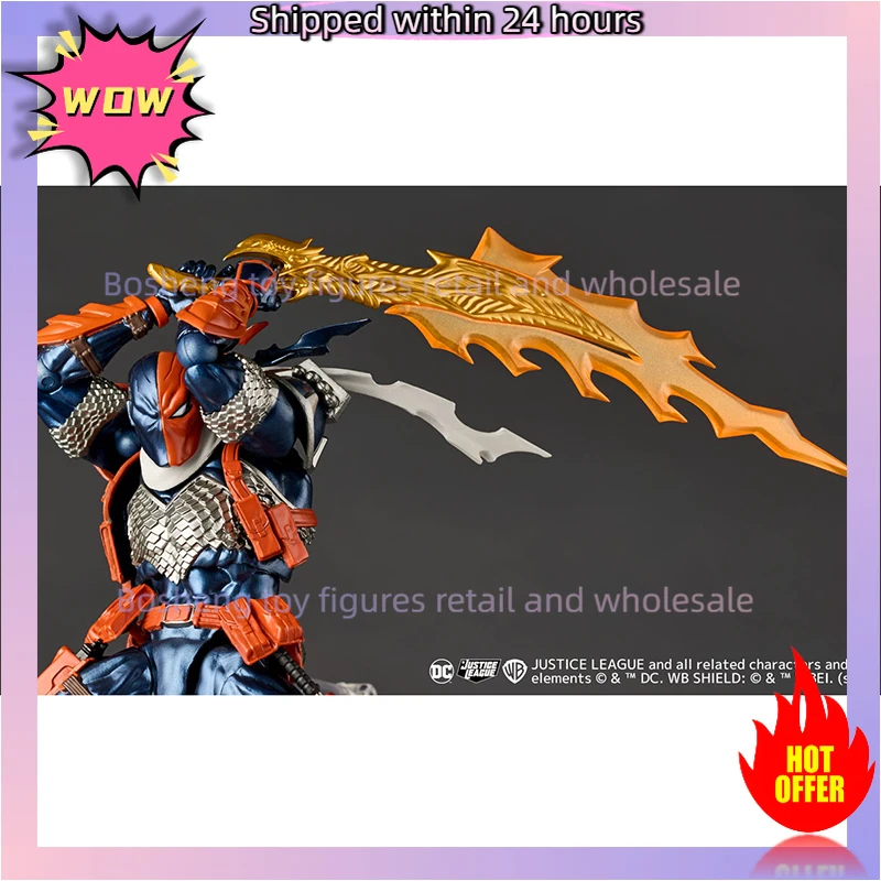 

100% In Stock Original Kaiyodo NR059 Deathstroke Ver1.5 Comics Amazing Yamaguchi Revoltech The Lethal Assassin Anime Action Toys