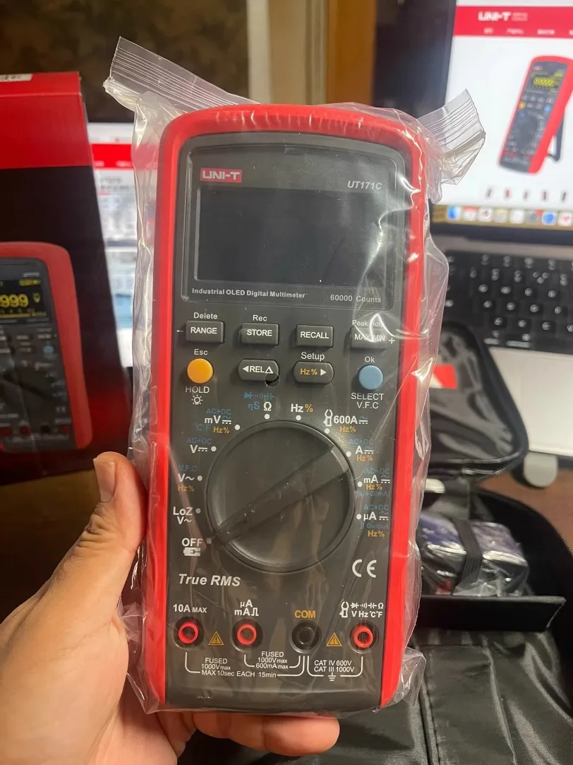 1pc UNI-T UT171C Industrial True RMS Digital Multimeters UT-171C*SY