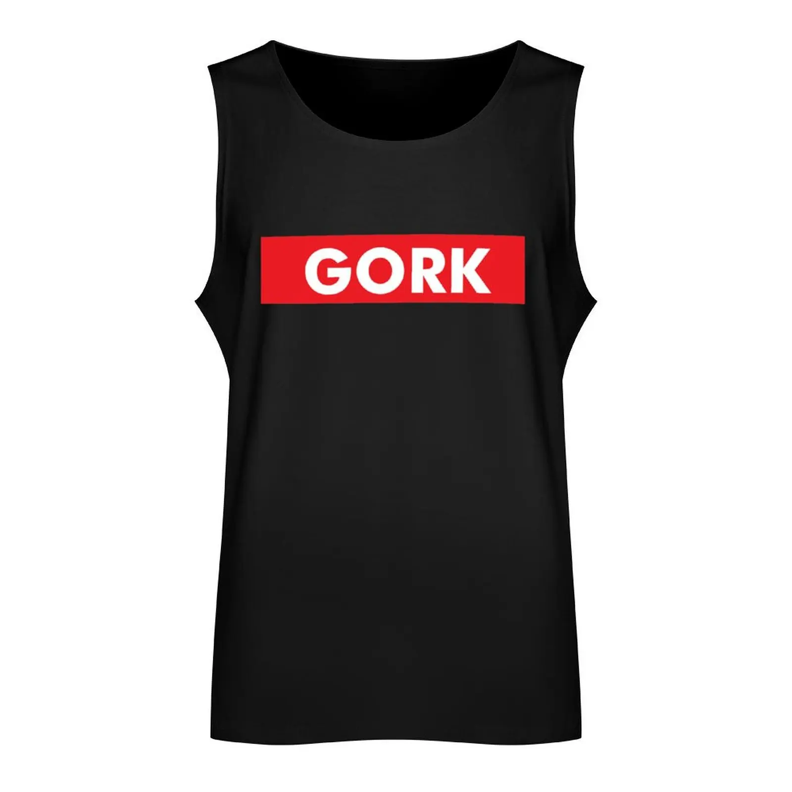 GORK SUPREMACY! Tank Top mens designer clothes Vest for boy Men's sleeveless gym shirts