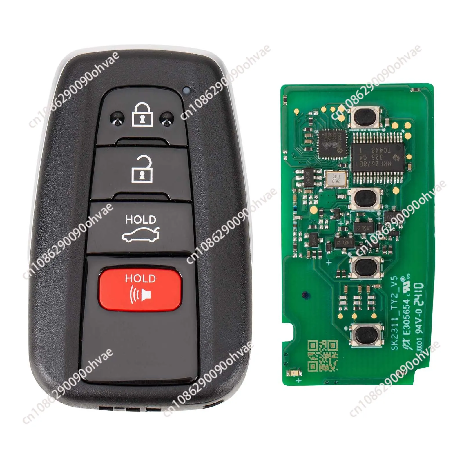 

IKEYTY8A4AL 4-кнопочный 315/433 Trillion Smart Key Lock, разблокировка, багаж, Toyota 8A Panic