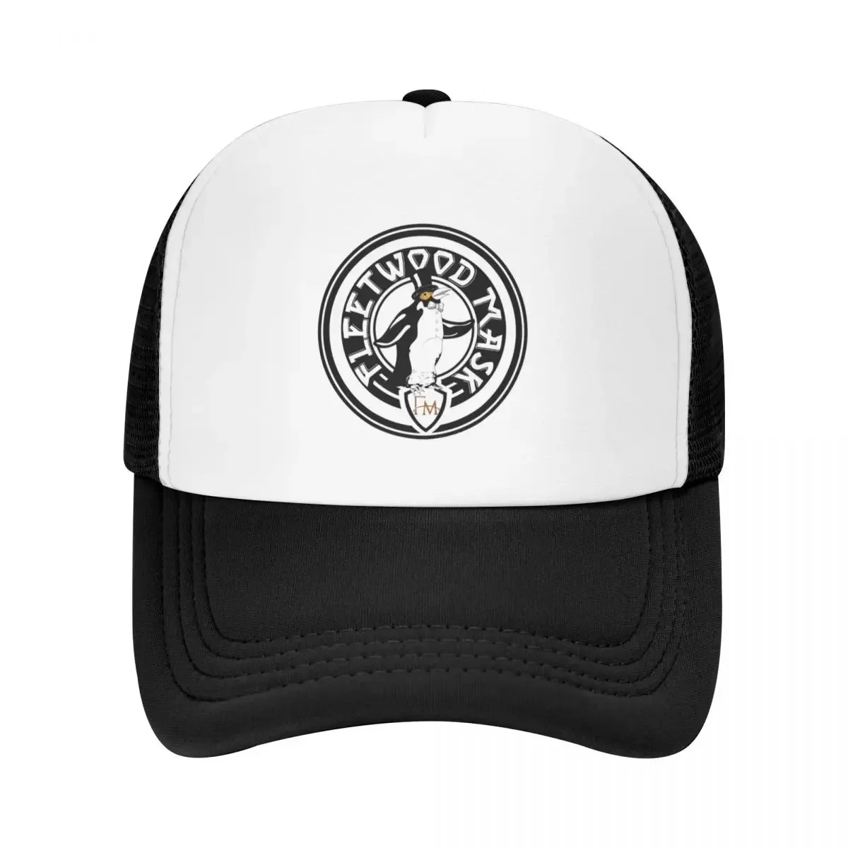 Fleetwood Mask Round Classic Penguin Logo Baseball Cap Sunscreen Anime Hat New In The Hat Mens Tennis Women's