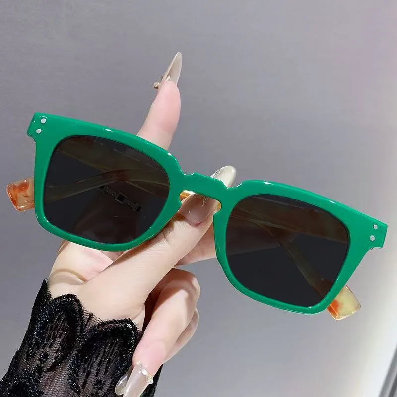 Classic Square Frame Myopia Sunglasses Minimalist UV-Protective Shades High-definition Comfortable Eyewear Diopter 0 To -4.0