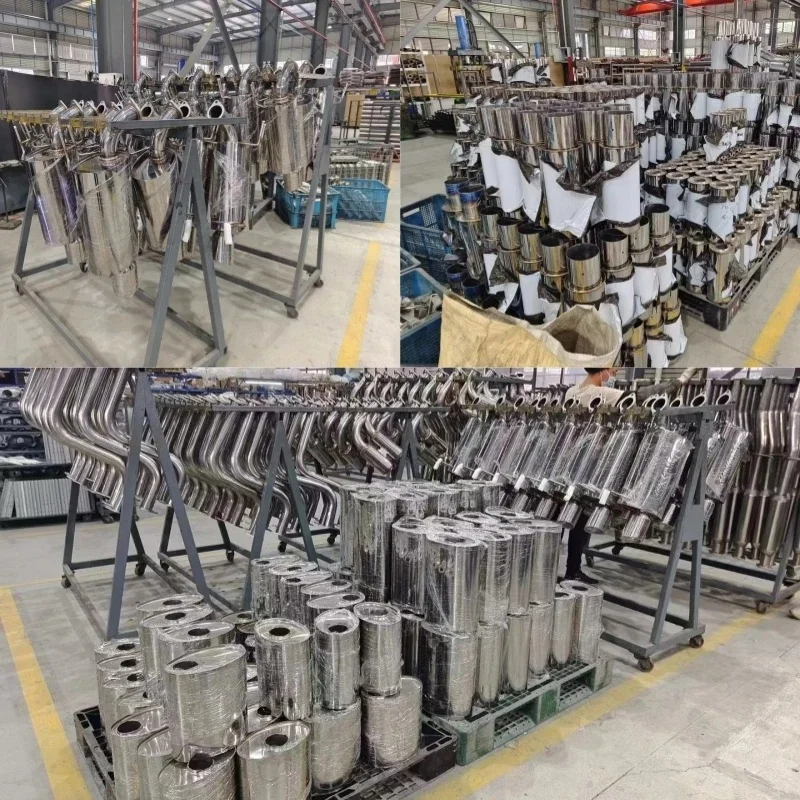 High-Performance Stainless Steel Long Tube Car Exhaust System Muffler Designed M2C M2 Race S55 F87 3.0T 2018-2021