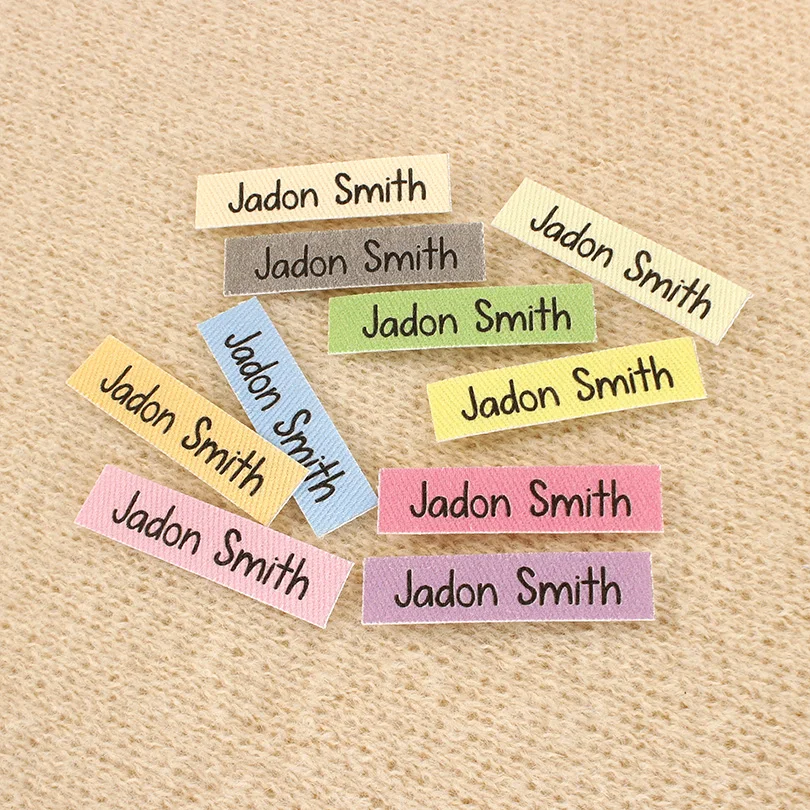 

Personalized Name Labels, Kindergarten Daycare, Customized Design Label, PICK Colors, Organic Cotton, School Labels