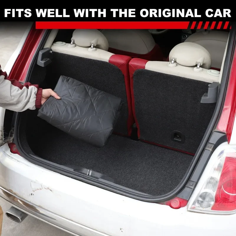 

Car Accessories For Fiat 500 2007-2015 Oxford Cloth Car Waterproof Car Boots Pet Mat Trunk Pet Anti Dirty Pad Mat