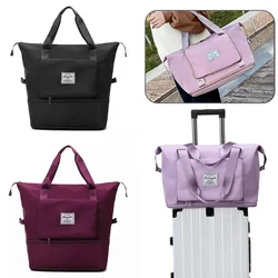 2023 mulheres ombro bolsa de viagem bagagem armazenamento bolsas treinamento ginásio yoga esporte grande capacidade dobrável duffle tote organizador