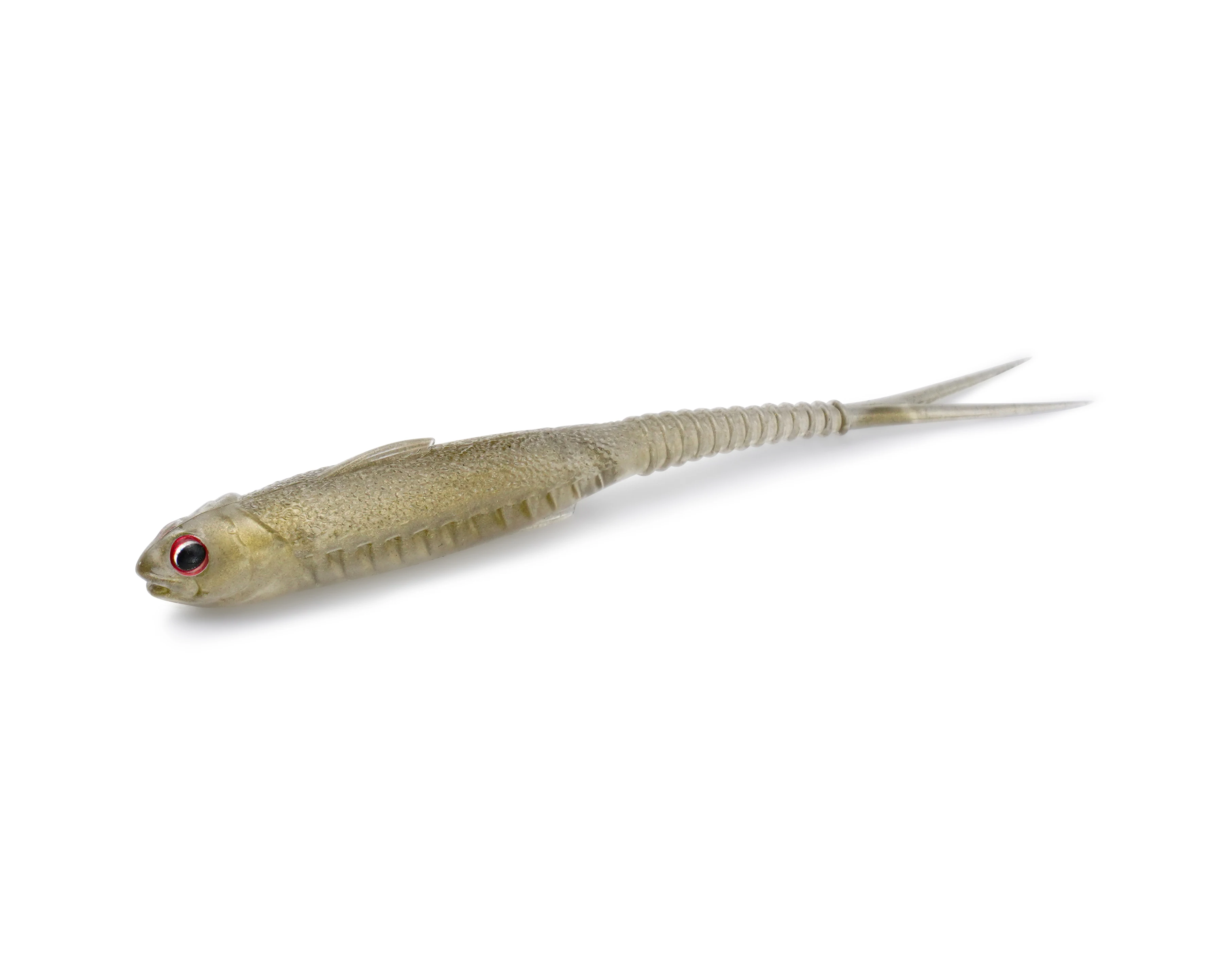 FISHANT Fork Tail Hollow Floating Soft Bait 2,5" 3,1" Realistischer Silikon-Köder mit Nachtleuchtfunktion zum Angeln von Barschen und Hechten mit Jigging-Ködern.