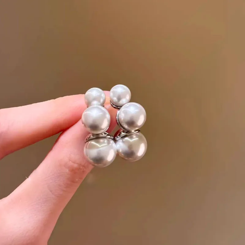 الموضة الحديثة مقلد أقراط اللؤلؤ للنساء الإبداعية الجديدة الساحرة أقراط المجوهرات الكلاسيكية بالجملة #3