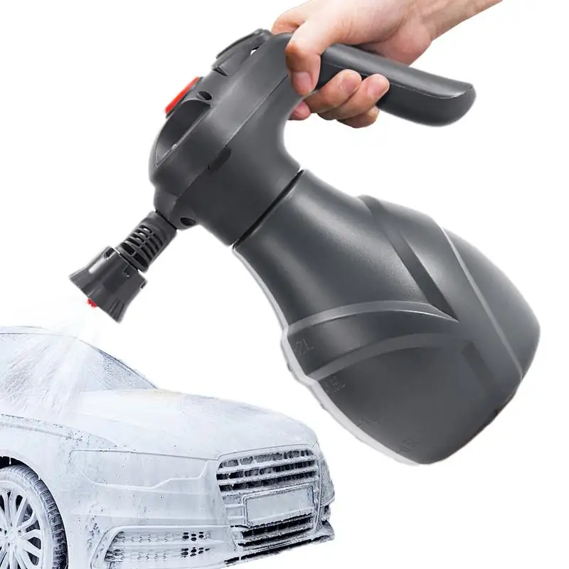 

Electric Foam Sprayer Car Wash 2L Pump Sprayer Foam Garden Hose Bottles Car Wash Sprayer Powerful Cordless Car Detailing Sprayer