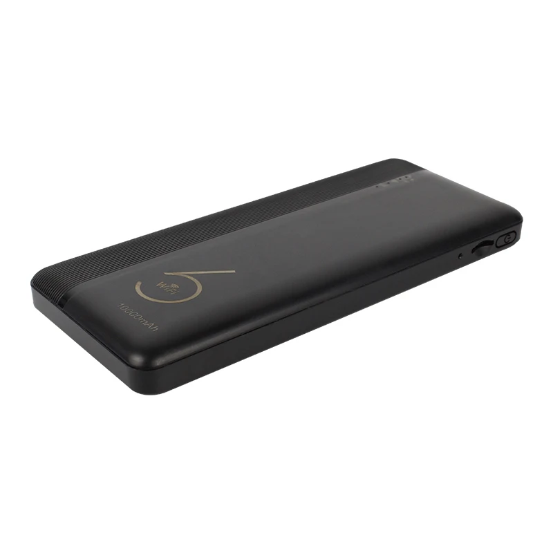 Router Wi-Fi6 4G Mifi RTS z możliwością personalizacji, obsługa 16 urządzeń, idealny na rynek turystyczny, z baterią Power Bank o pojemności 10000mAh.