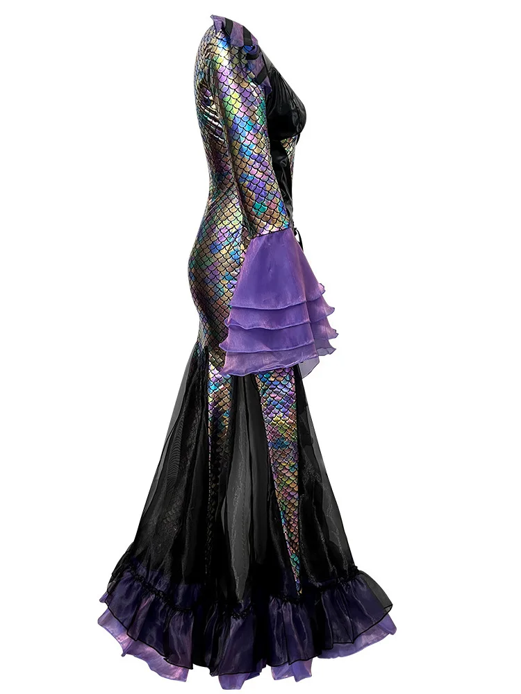 K sirène longue Dr Costume pour femmes loween Par Cosplay Performance vêtements fabricant chinois saison d'automne