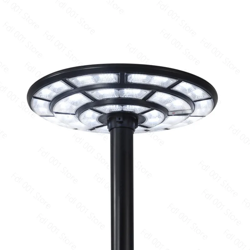 Solar Street Light Integrated Outdoor Park Garden Community Household Road Lighting Round  Flying Saucer