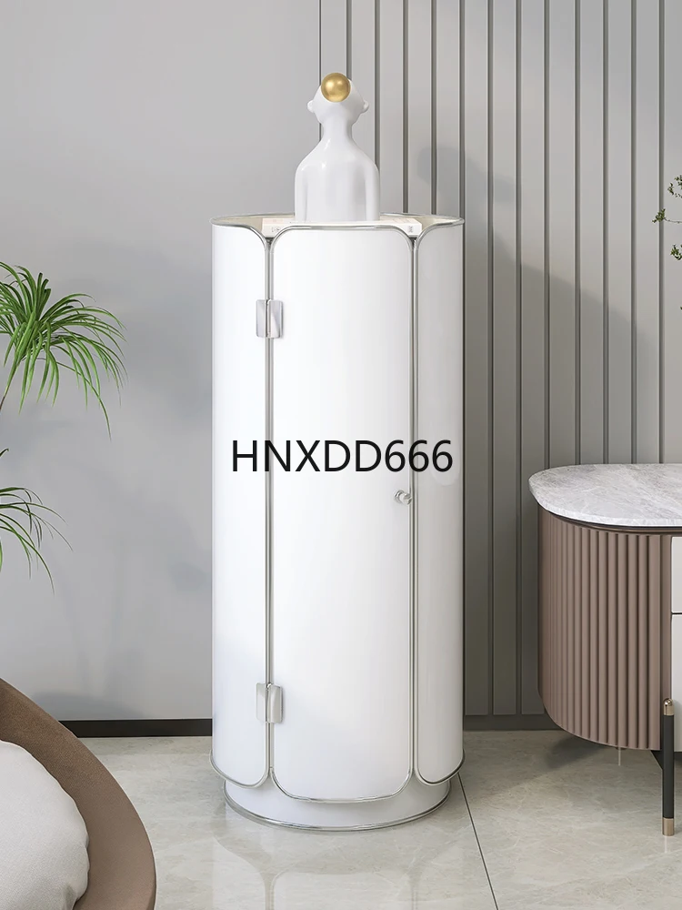 

Light luxury dining side cabinet wine cabinet floor-to-ceiling living room display cabinet