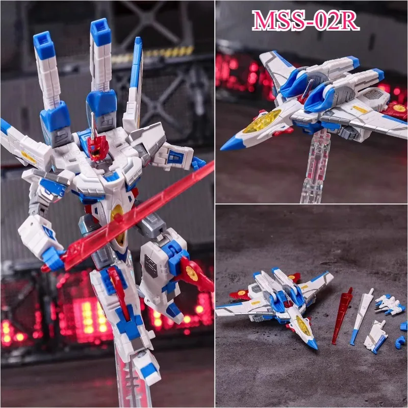 

In Stock！Transformation Mechanical Skull Studio MSS-02R MSS02R White Doom Star Starscream Action Figure Robot Toy