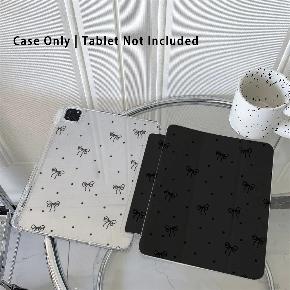 ins Bowknot polka dots CASE FOR iPad pro 10/11-Inch 2020/6th/7th /8th /Air 3rd/Air 4th/9th gen/Air 5th Gen 2022/Air