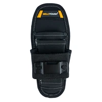 Bolsa de herramientas pequeña con clip para cinturón, bolsa portaherramientas pequeña, organizador de trabajo mínimo, funda para herramientas y soporte para cuchillos con soporte para martillo