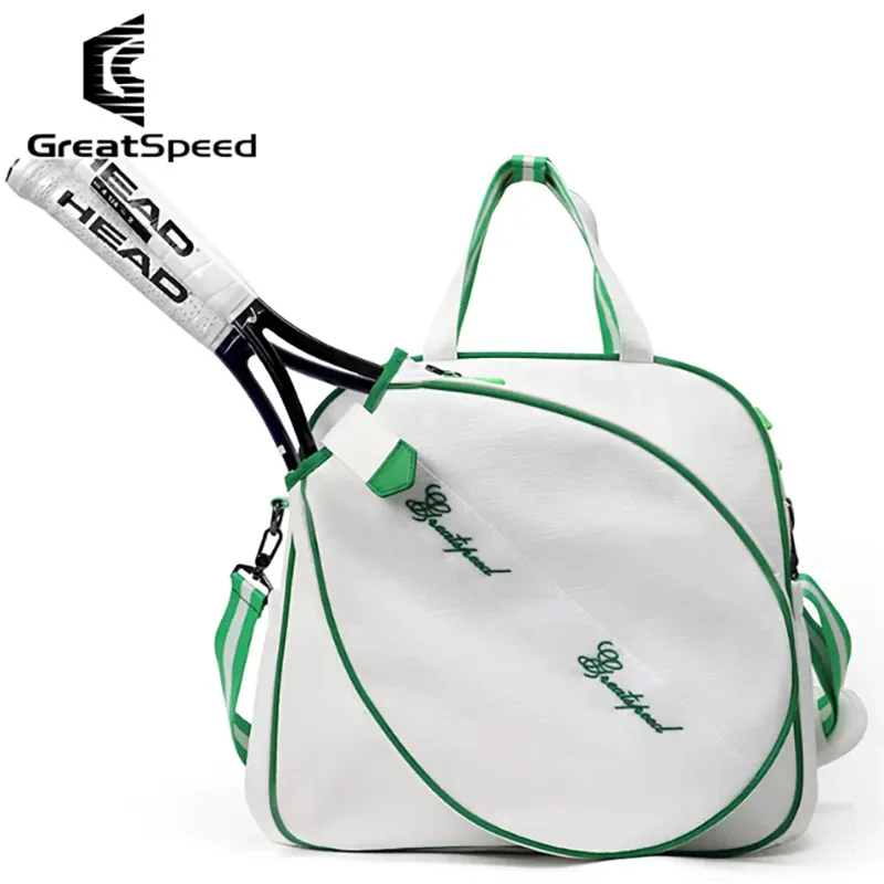 GREATSPEED-Saco de raquete de tênis e badminton para homens e mulheres, mochila de ombro adulta, bolsa esportiva, pode segurar 2pcs