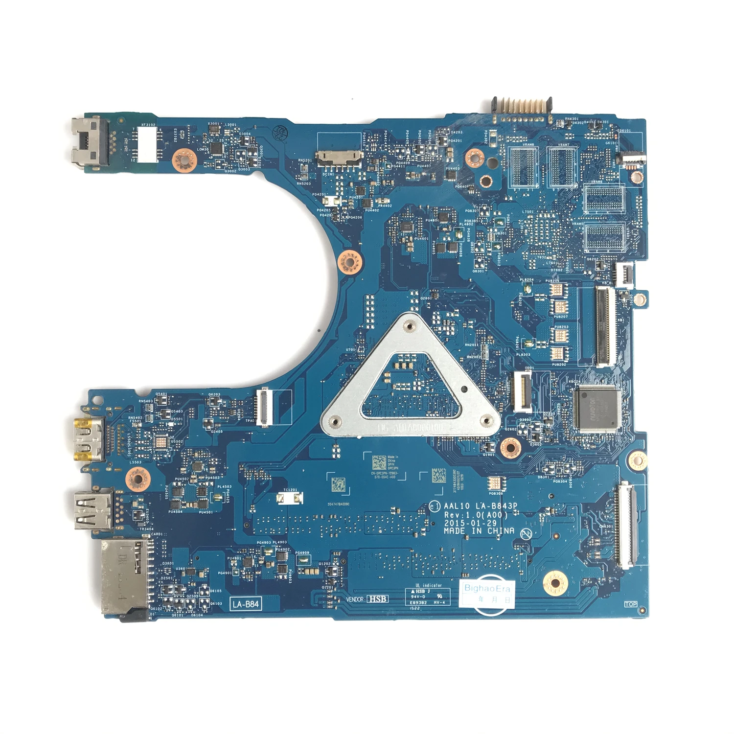 AAL10 LA-B843P For dell Inspiron 3458 3558 5458 5558 5758 Laotop Motherboard With 3205U 3215U I3 I5 I7 CPU HDMI 0N9T5P 0F0FC6