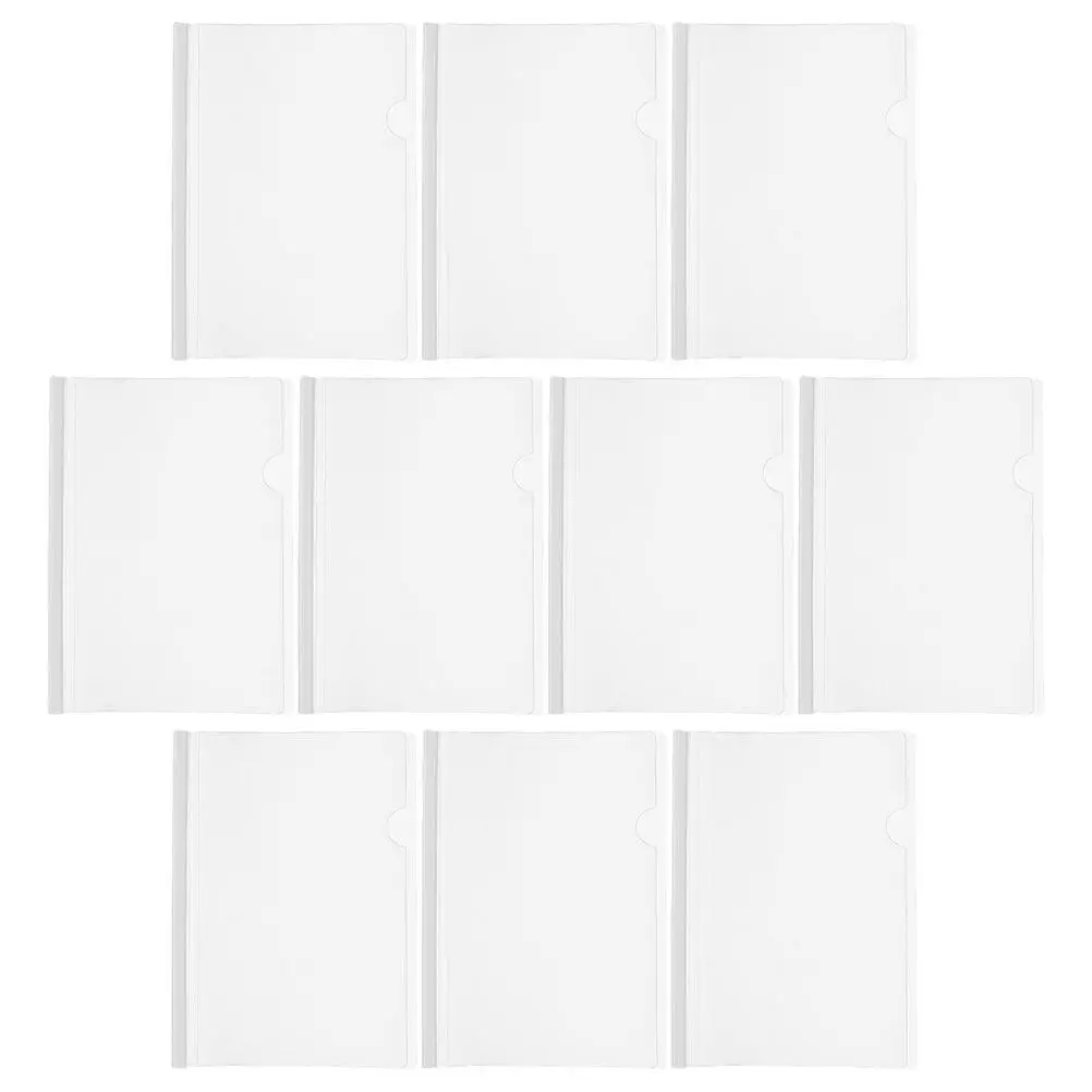 

10 шт. пластиковых слайдерных зажимов для документов формата B5, большой емкости, для организации хранения