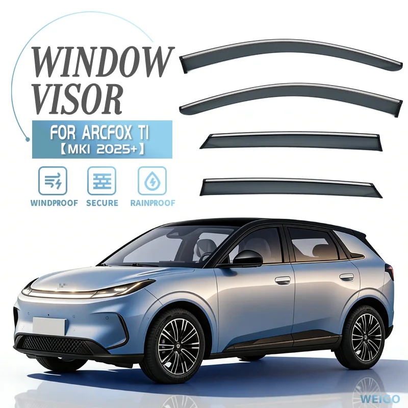 

Suitable for Extreme Fox T1 window rain visor side window diversion ArcFox T1 Window visor