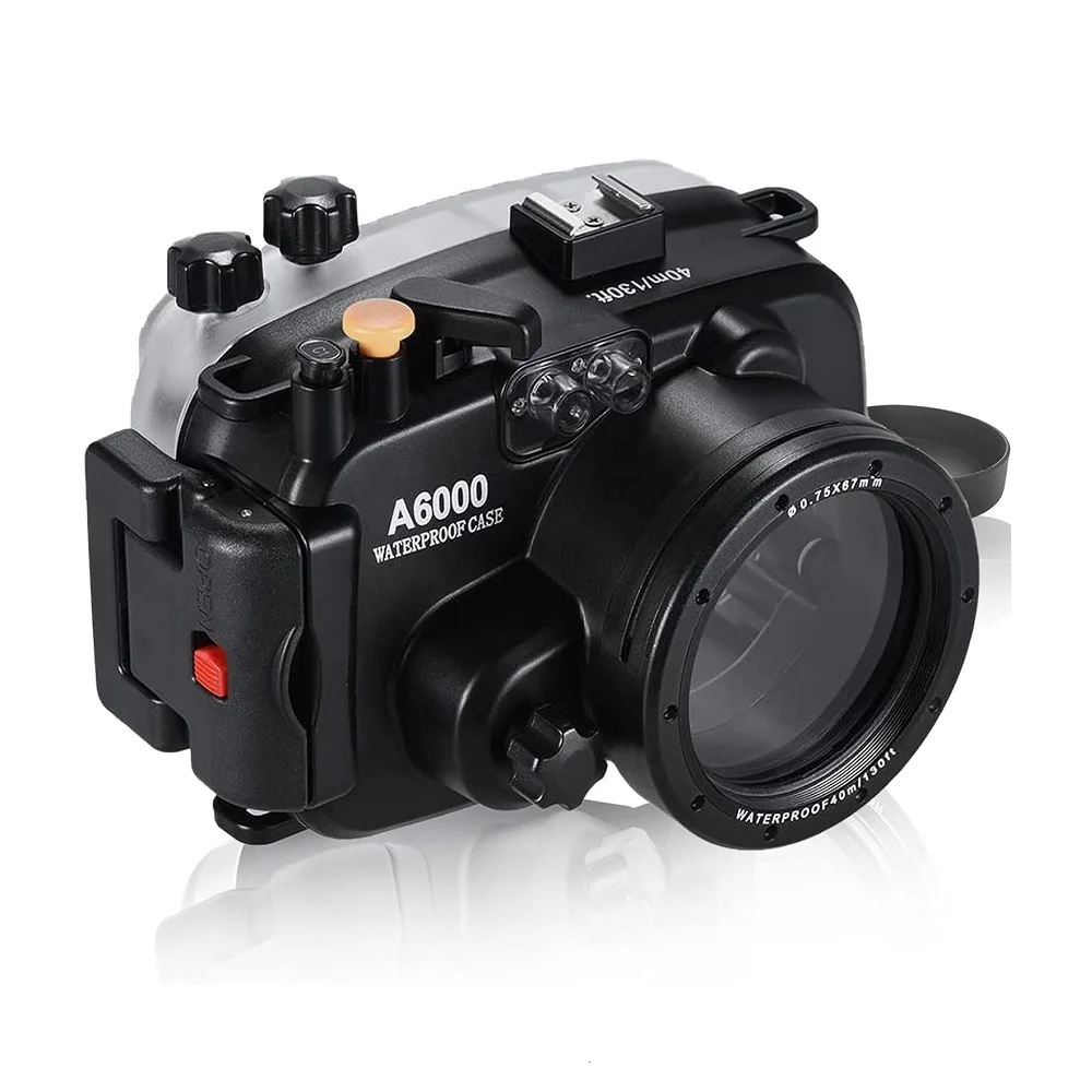 Mcoplus WP-A6000 40m/130ft Camera Underwater Waterproof Diving Housing Case for Sony A6000 Camera 16-50mm