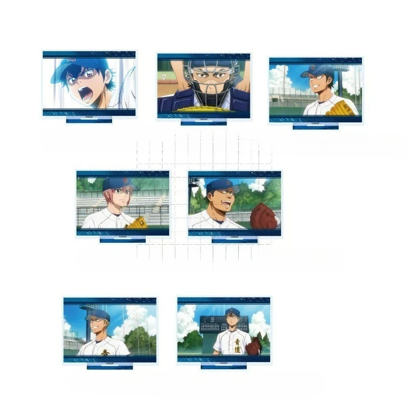 

Anime Peripherals Miyuki Kazuya Figure Acrylic Stand Sawamura Eijun Figurine Standing Plate Furuya Satoru Decoration Toys Gifts