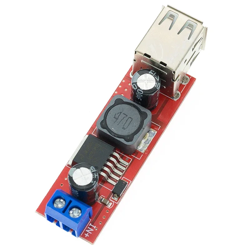 Dual USB Output 9V/12V/24V/36V To 5VDC-DC 3A DC 6V-40V To 5V 3A Buck Converter Module for On-board Charger