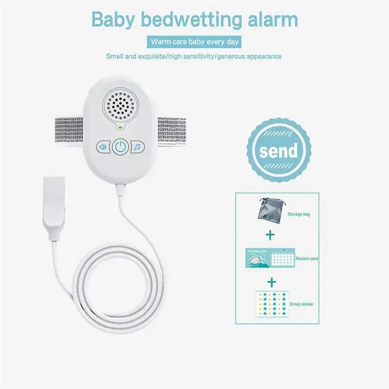 ABLA-Bedwetting Sensor Monitor Alarm For Children-Loud Sound & Vibration Pee Detection Potty Training Aid