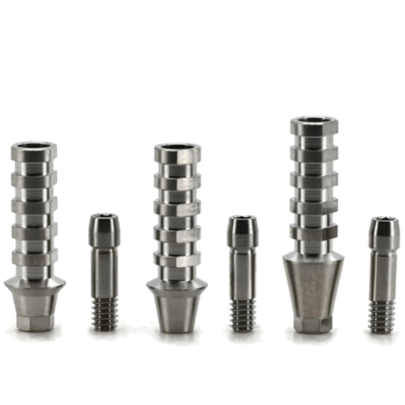 NEW Dental Third Party Accessories Are Suitable for Temporary Screw Implant Replacements with Finished OSSTEM Products Titanium