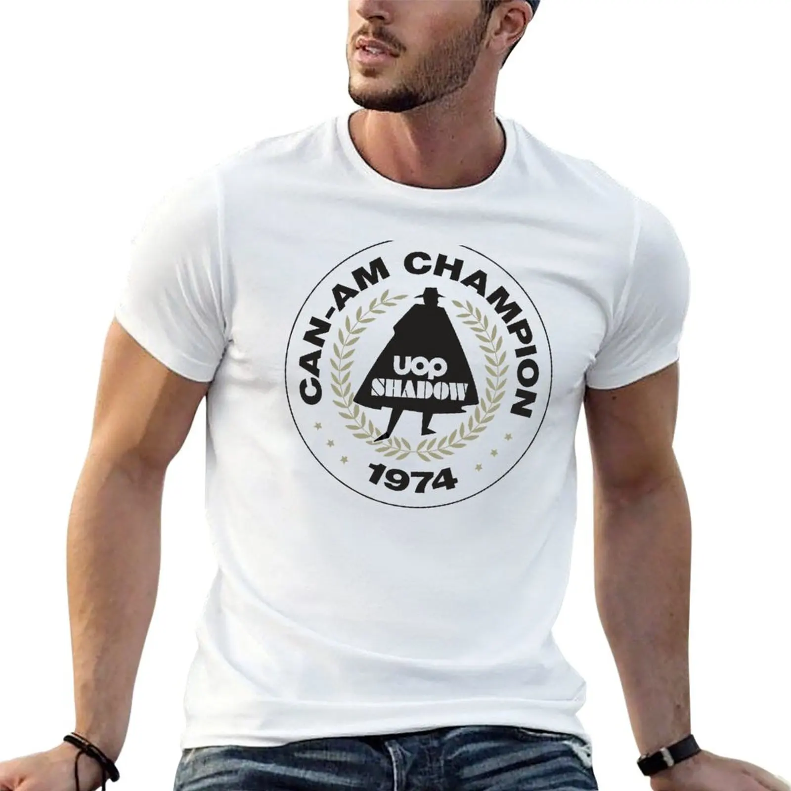 

plain UOP Shadow Champions logo retro personalised shirt t CAN-AM 1974 T-Shirt shirt t man