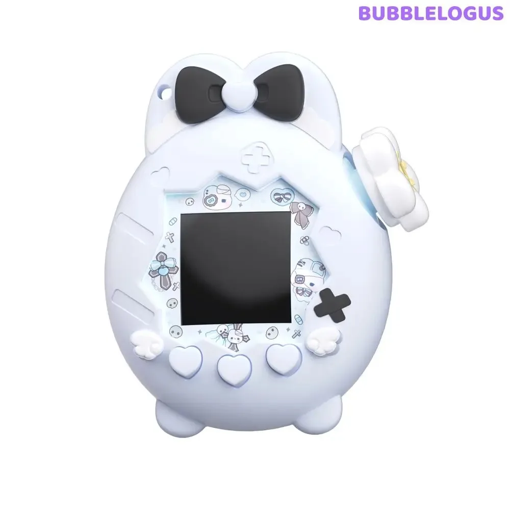 Silikonowe etui ochronne na Tamagotchi Paradise Easter Egg Bunny, zawiera naklejkę na panel i osłonkę na pokrętło, akcesoria do konsoli do gier. — zdjęcie produktu 5