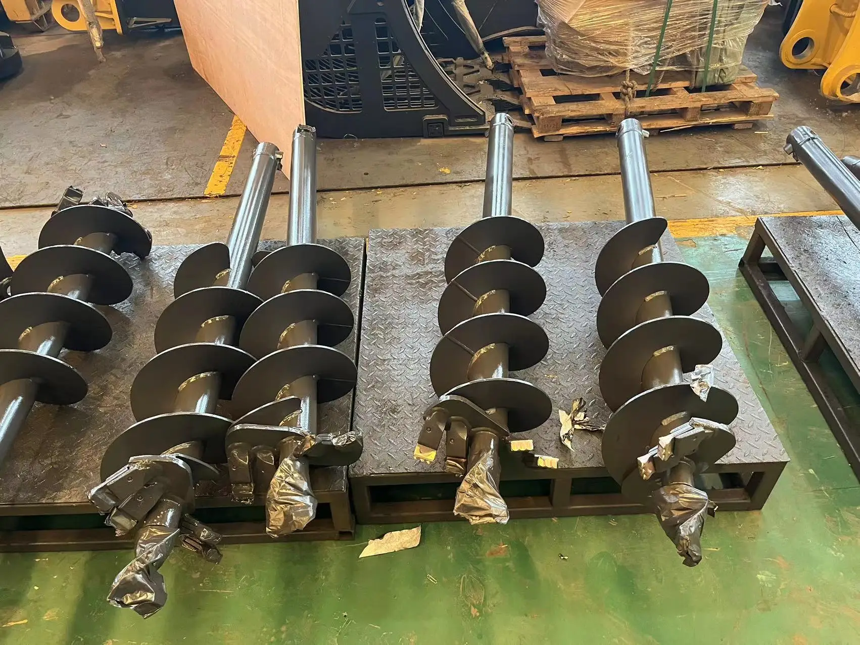 Mini Excavator Earth Auger Factory Price Hydraulic Earth Auger Drill Attachment view 2