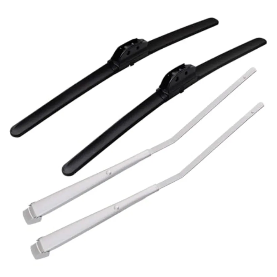 

Wiper Arm And Blade Kit Compatible with 1978-1979 Ford Bronco 1976-1979 F-100 F-150 F-250 F-350 1976-1977 F-500