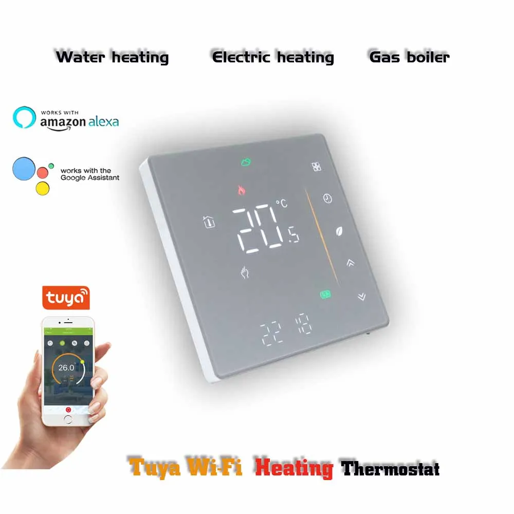 Warm floor heating thermostat wifi thermoregulator works with Alexa Google Home 3A 16A