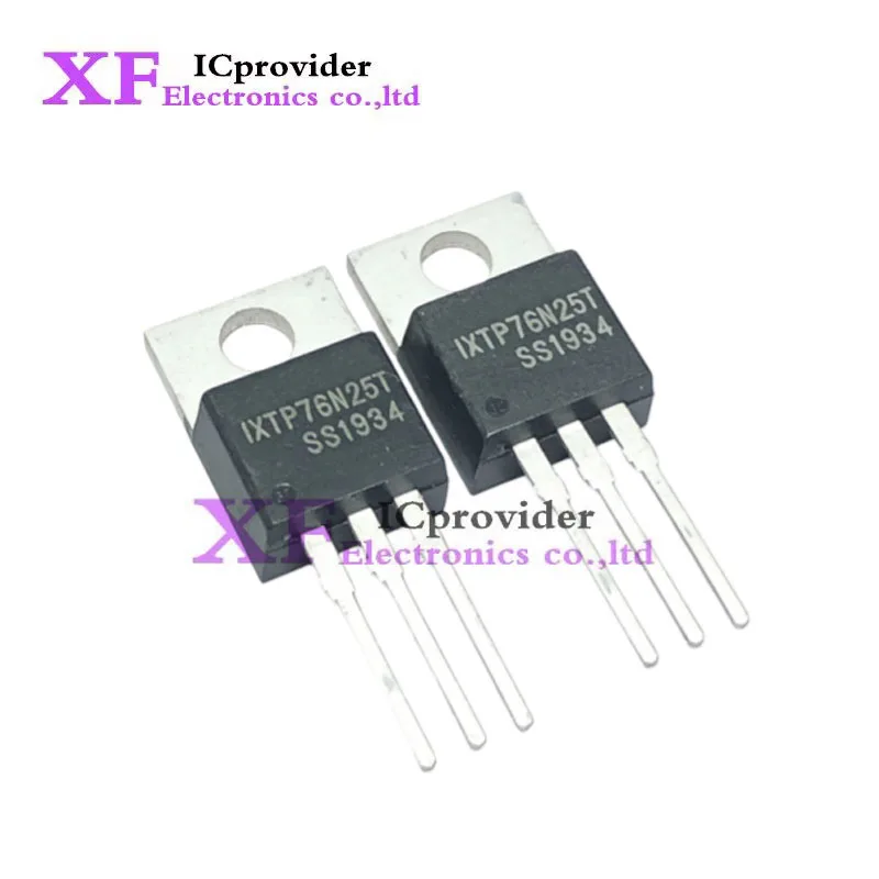 

10pcs IXTP76N25T 250V 76A
