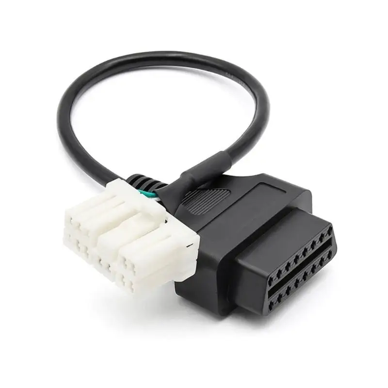 

31BC OBD2 Cable Connector Scanner for Model S 2012-2015 12Pin Full Diagnostic Adapter