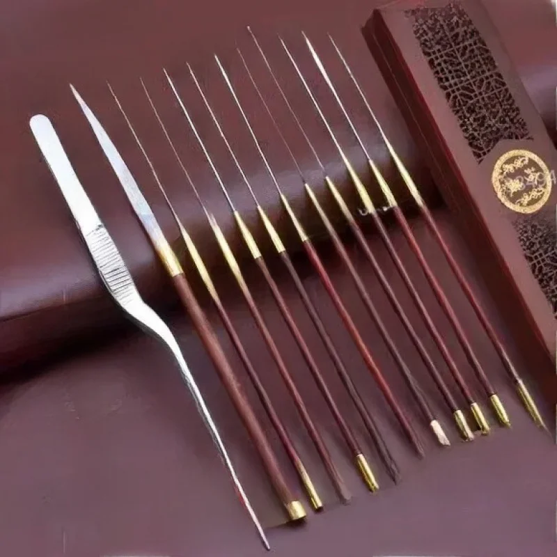 ensemble-en-bois-de-santal-rouge-avec-cotons-tiges-pour-nettoyage-professionnel-des-oreilles