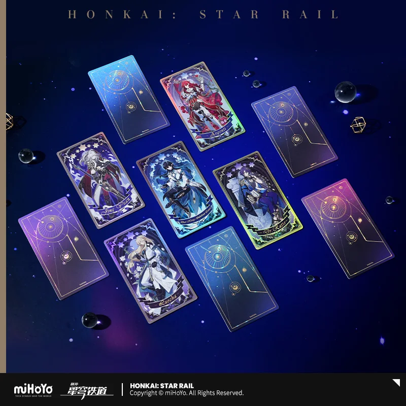 Presale Game Honkai: Star Rail Official Merch Fables of Stars Laser Ticket Topaz Argenti Ruan Mei Dr. Ratio Black Swan Sparkle