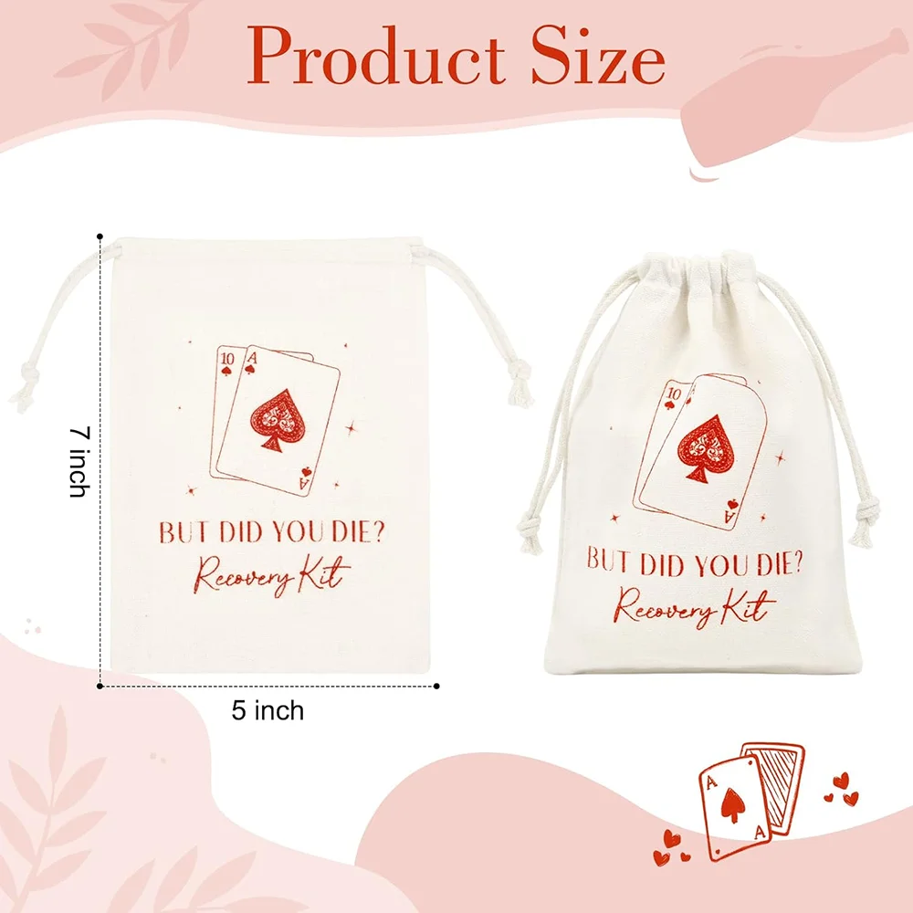 6/12Pack Margarita Oh Sip Hangover Kit Bags for Wedding Bachelorette Birthday Party Favor 5x7 Inch Girls Trip Emergency Supplies