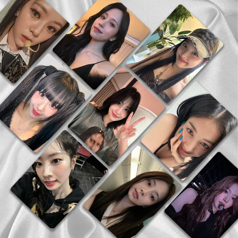 Tarjeta láser KPOP TWICENew, tarjeta LOMO, AEYOUNG, DAHYUN, JIHYO, MOMO, NAYEON Girl, regalo de colección, postal, foto, 50 unidades por juego