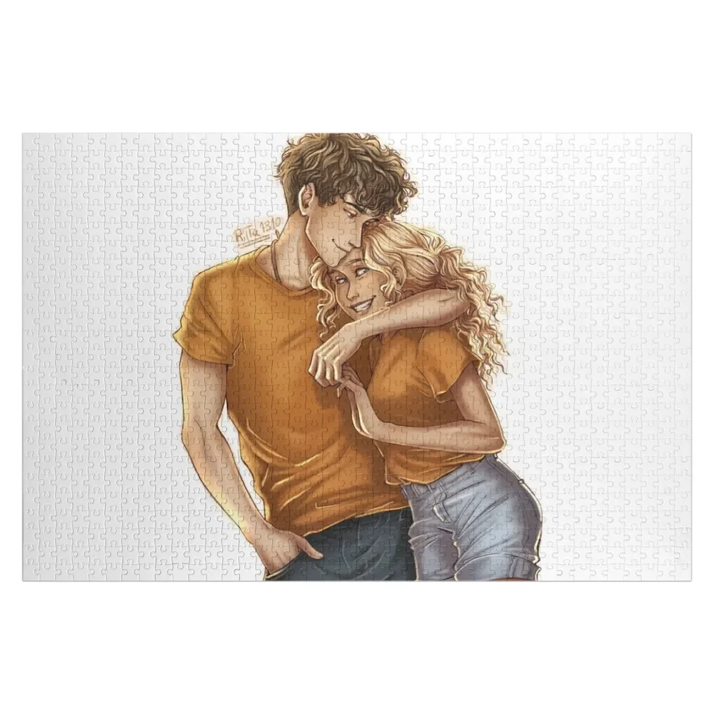 

Percy and Annabeth Jigsaw Puzzle Christmas Toys Baby Wooden Puzzle