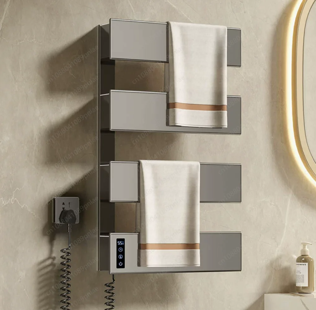 No-Punch Bathroom Towel Warmer Heating Disinfection