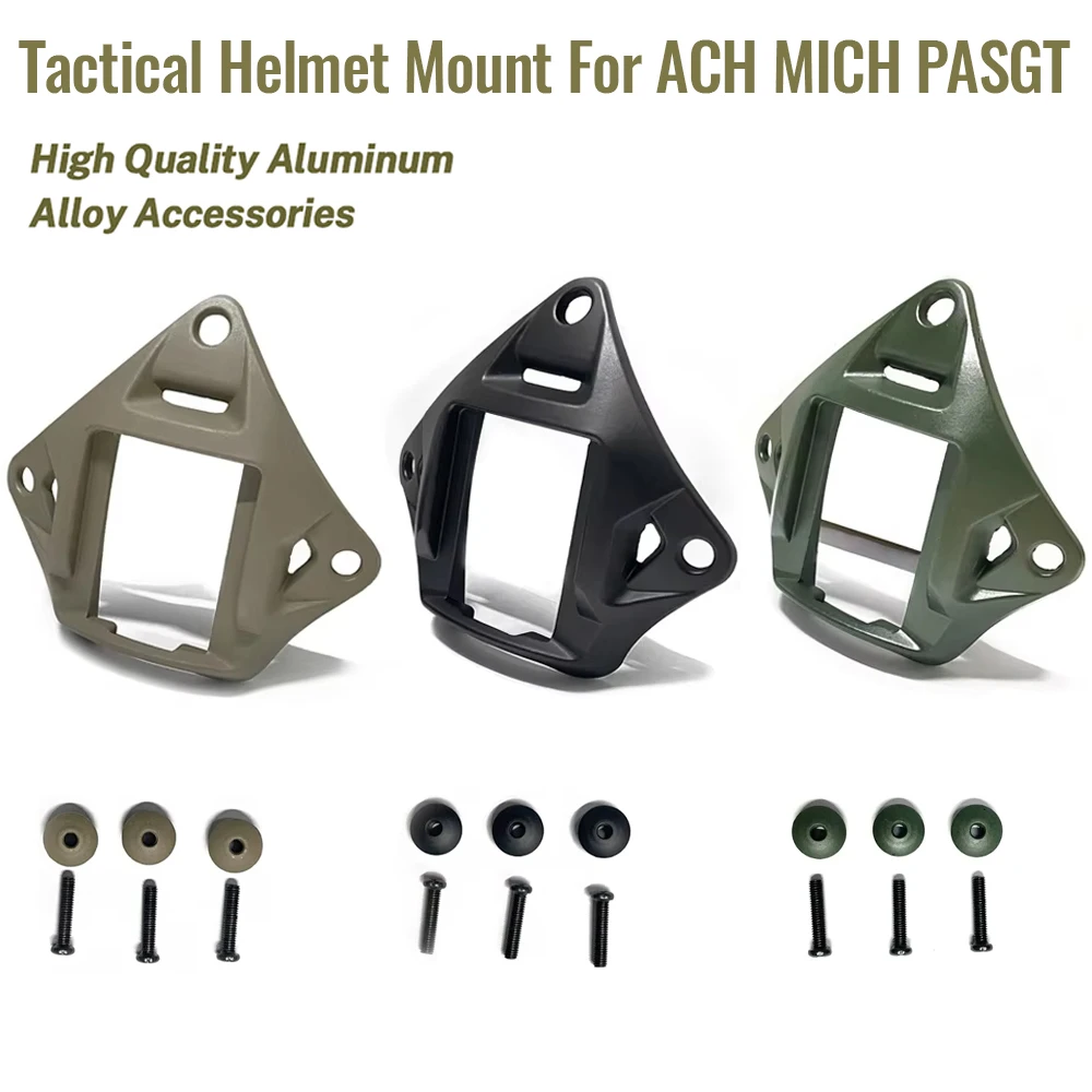 Tactical FAST Helmet NVG Mount Hunting Airsoft Helmet Shroud Adapter for ACH MICH PASGT Tactical Night Vision Accessories